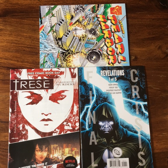 Mixed 11 Comic Books Terrorwar, Castle Waiting, Trese, DC Revelations - Picture 9 of 9